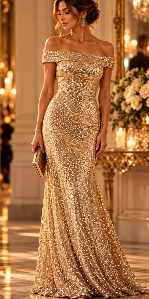 4. Sweetheart Corset Gown With Sunburst Crystal Beading and Illusion Mermaid Skirt